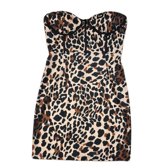 Balt Leopard Print 2-Piece Dress | Size S - Picture 7 of 9